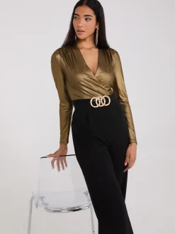 Suzy Shier Belts, Handbags & Shoes>Belt With Gold Buckle