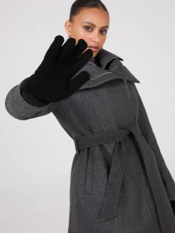 Suzy Shier Hats & Scarves & Gloves>Metallic Fiber Gloves