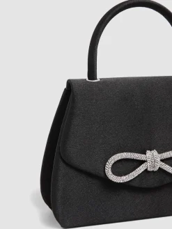 Suzy Shier Handbags By Le Château>Satin Handbag With Bow