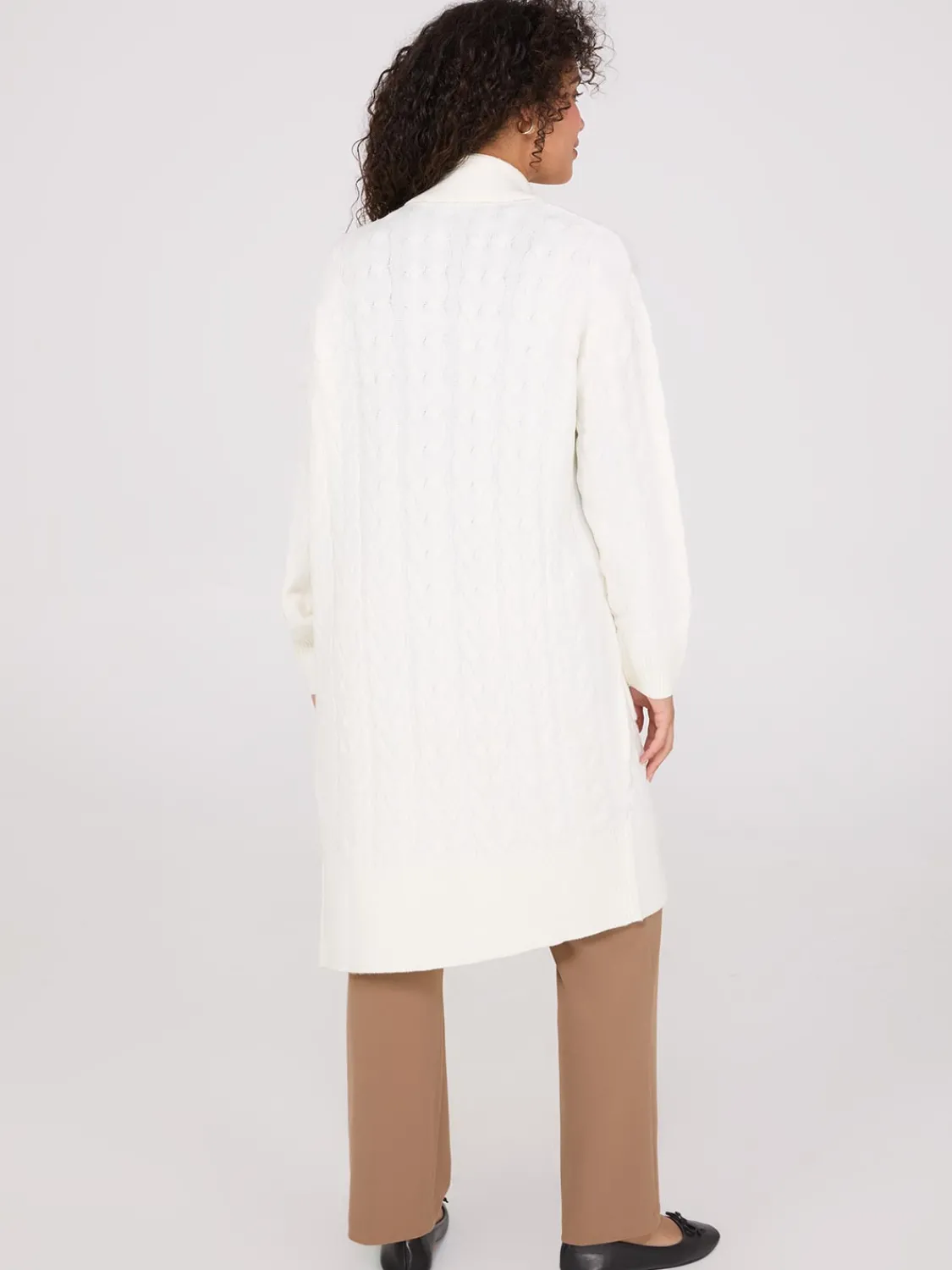 Suzy Shier Long Sleeve|Sweaters & Cardigans>Cable Knit Duster