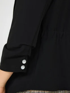 Suzy Shier Blazers & Vests>Cascading Open Kimono