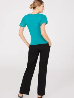 Suzy Shier Tops|Short Sleeve><noscript><img width=