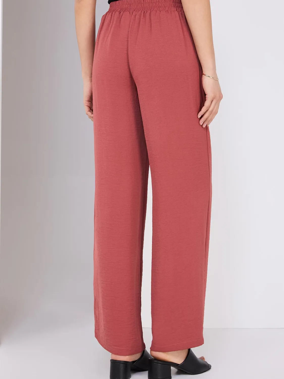 Suzy Shier Bottoms|Pants>Classic Rise Wide-Leg Pants