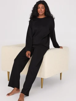 Suzy Shier Lounge & Pjs|Leggings & Sweatpants>Cloud Fleece Wide-Leg Sweatpants
