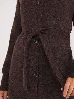 Suzy Shier Long Sleeve|Sweaters & Cardigans>Collared Button-Front Duster