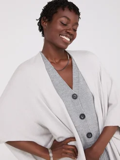 Suzy Shier Long Sleeve|Sweaters & Cardigans>Dolman Sleeve Open Cape Sweater