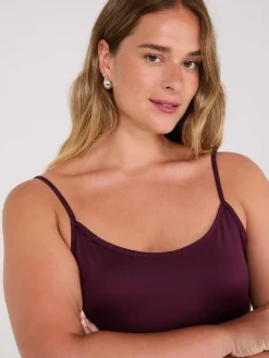 Suzy Shier Suzy Everyday|Sleeveless>Double Layer Spaghetti Strap Cami