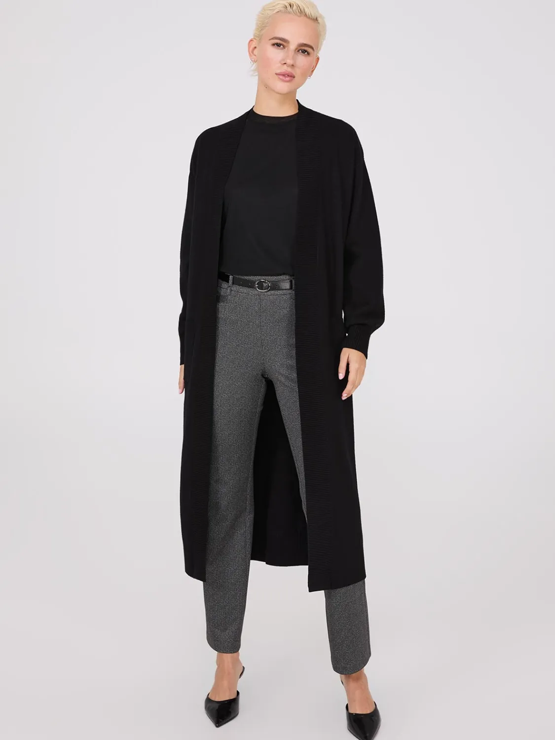 Suzy Shier Long Sleeve|Sweaters & Cardigans>Drop Shoulder Long Duster