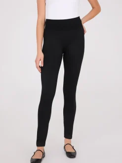 Suzy Shier Leggings & Sweatpants>Embossed Herringbone Fleece Lined Leggings