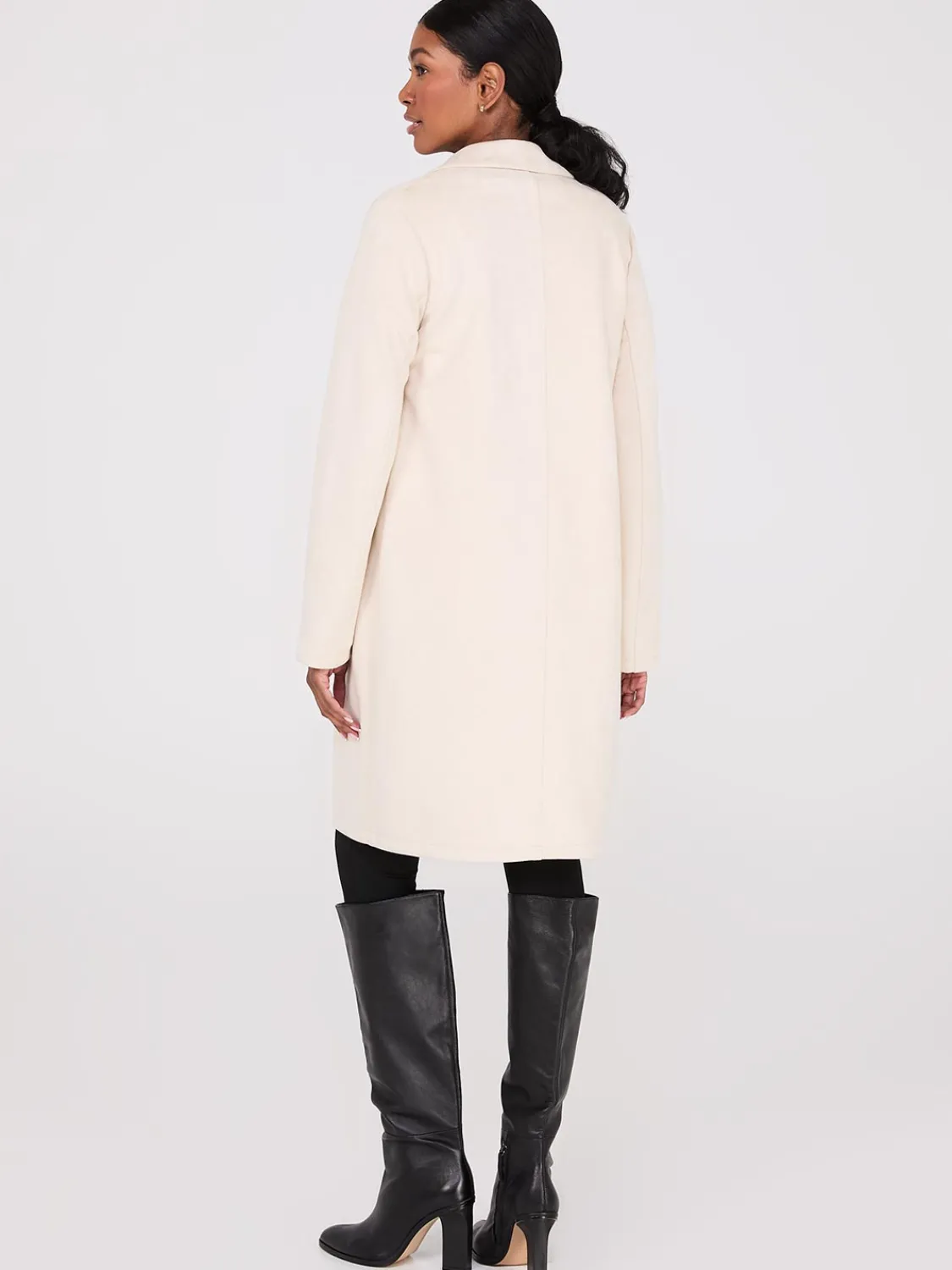 Suzy Shier Coats|Coats>Faux Suede Car Coat