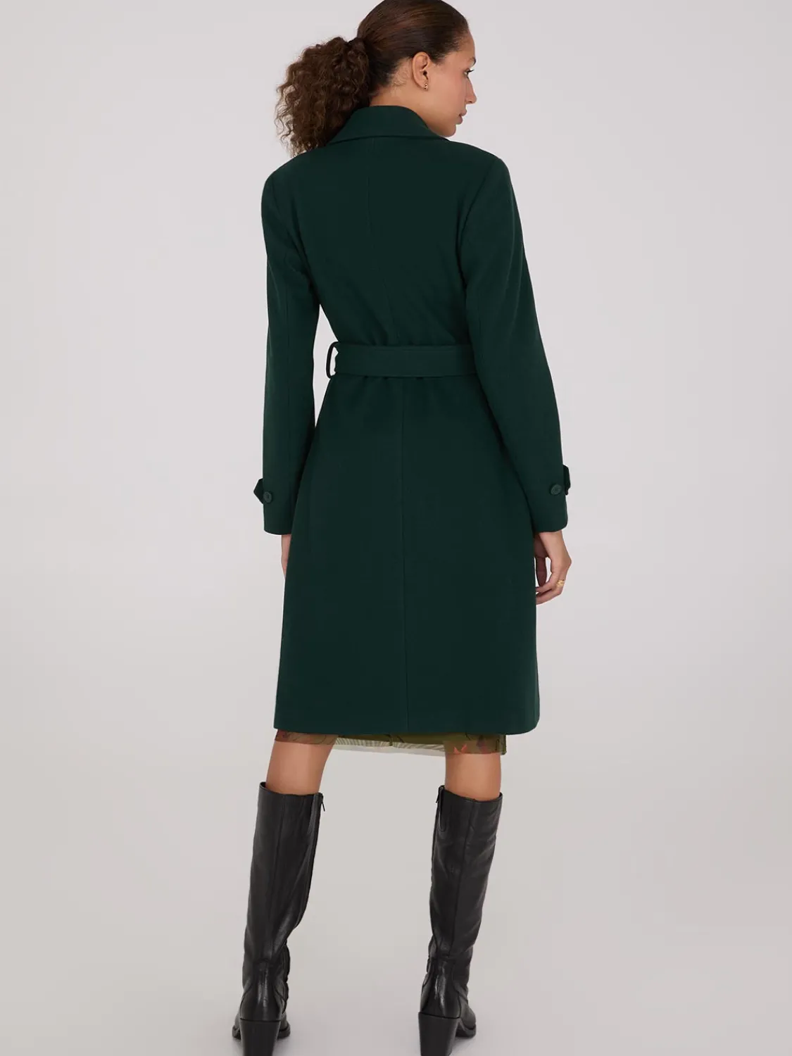 Suzy Shier Coats|Coats>Faux Wool Wrap Coat