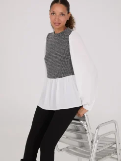 Suzy Shier Tops|Long Sleeve><noscript><img width=