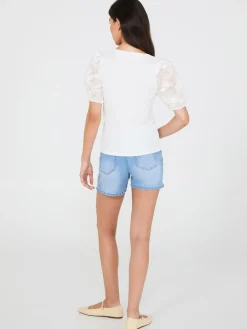 Suzy Shier Tops|Short Sleeve><noscript><img width=