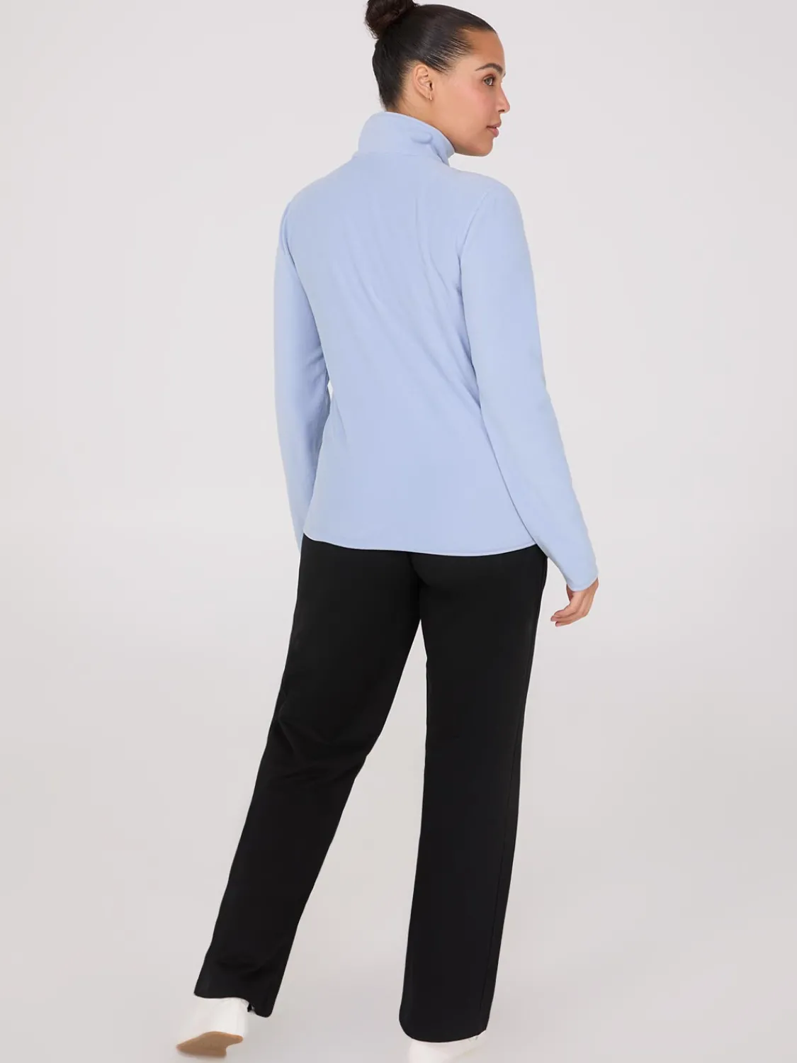 Suzy Shier Lounge & Pjs|Long Sleeve>Half-Zip Polar Fleece Top