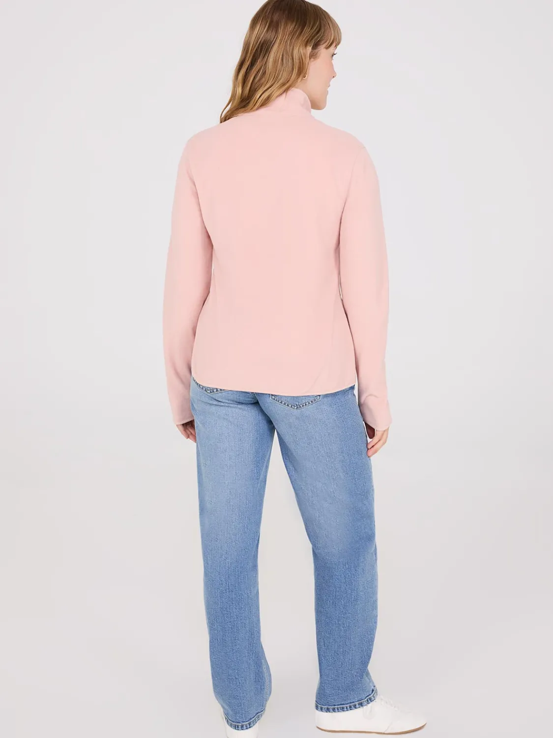 Suzy Shier Lounge & Pjs|Long Sleeve>Half-Zip Polar Fleece Top