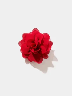 Suzy Shier Hair Accessories>2-In-1 Rose Hair Clip & Broach