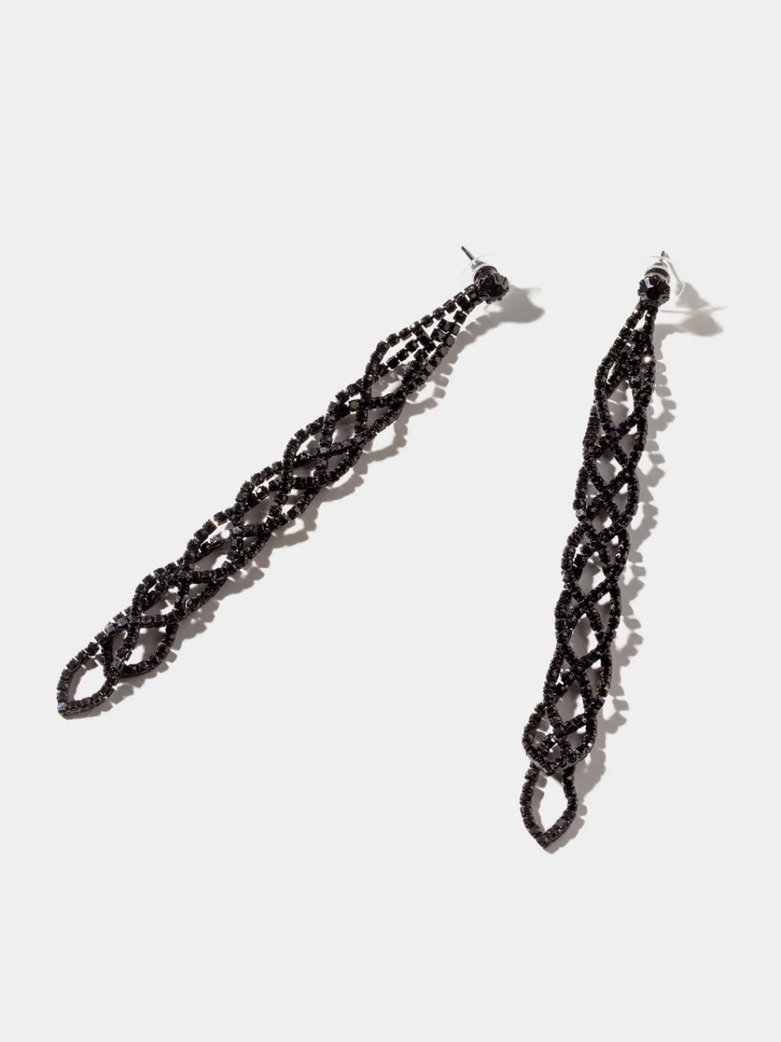 Suzy Shier Jewelry By Le Château>Jewelled Braided Earring