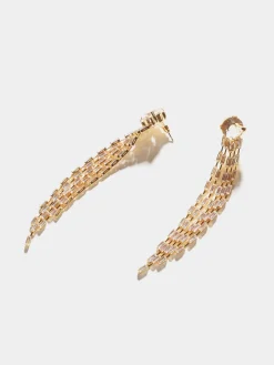 Suzy Shier Jewelry By Le Château>Jewelled Emerald Cut Drop Earring