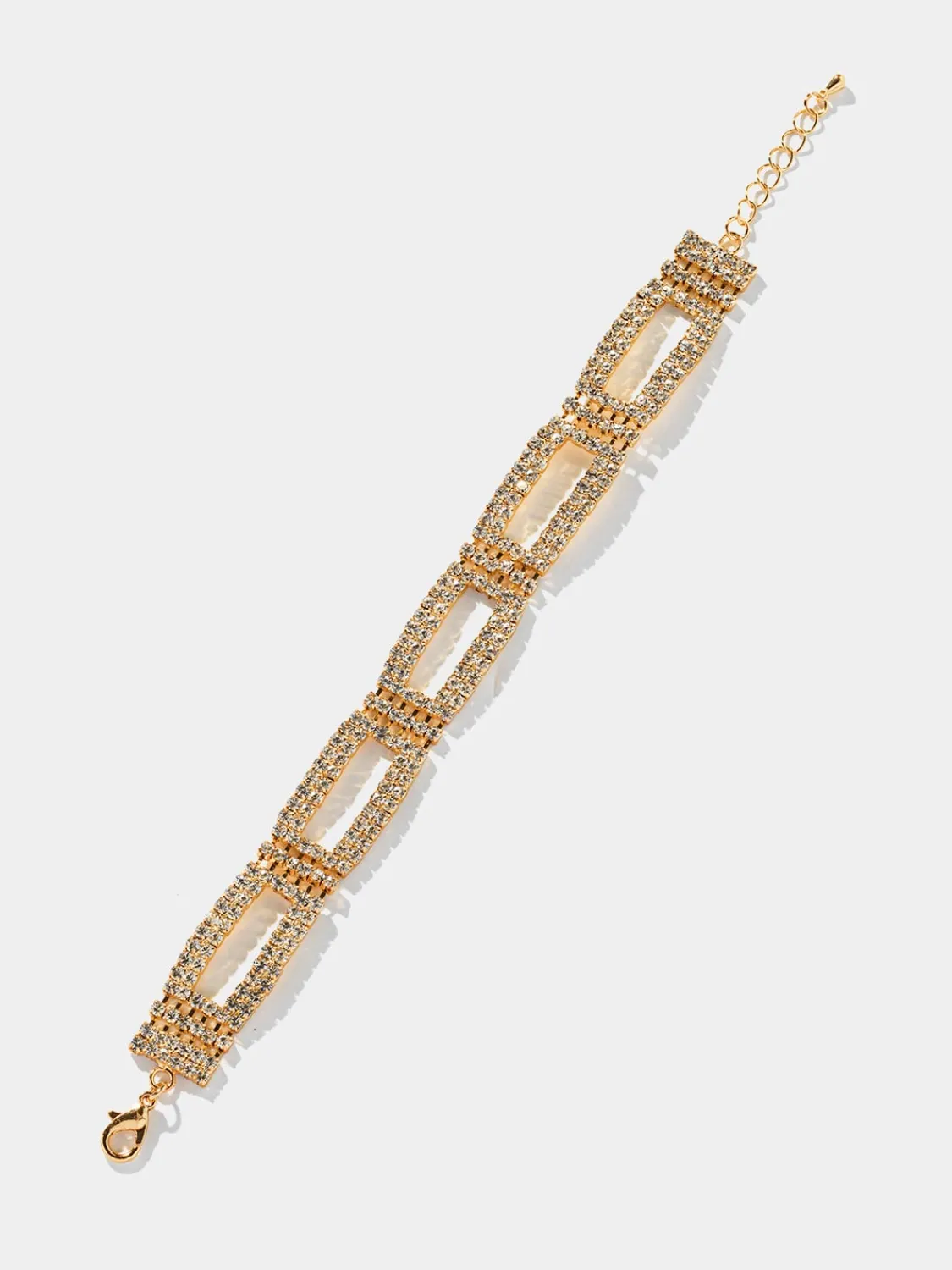 Suzy Shier Jewelry By Le Château>Jewelled Geometric Bracelet