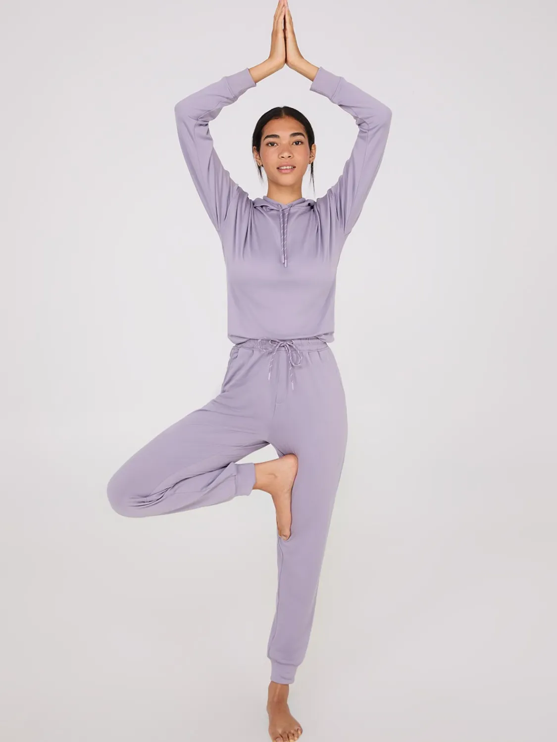 Suzy Shier Lounge & Pjs|Long Sleeve>Lightweight Fleece Hoodie