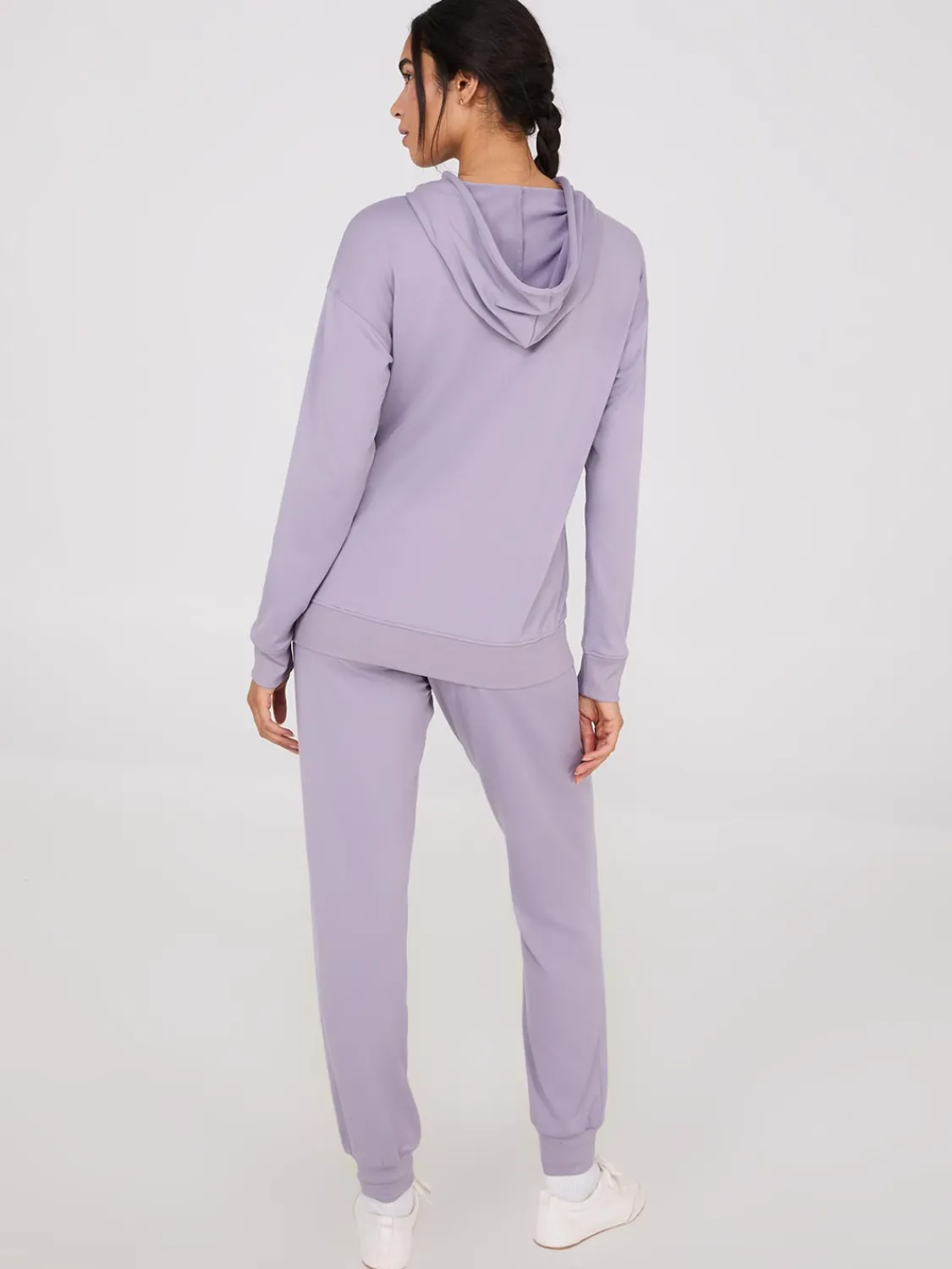 Suzy Shier Lounge & Pjs|Long Sleeve>Lightweight Fleece Hoodie