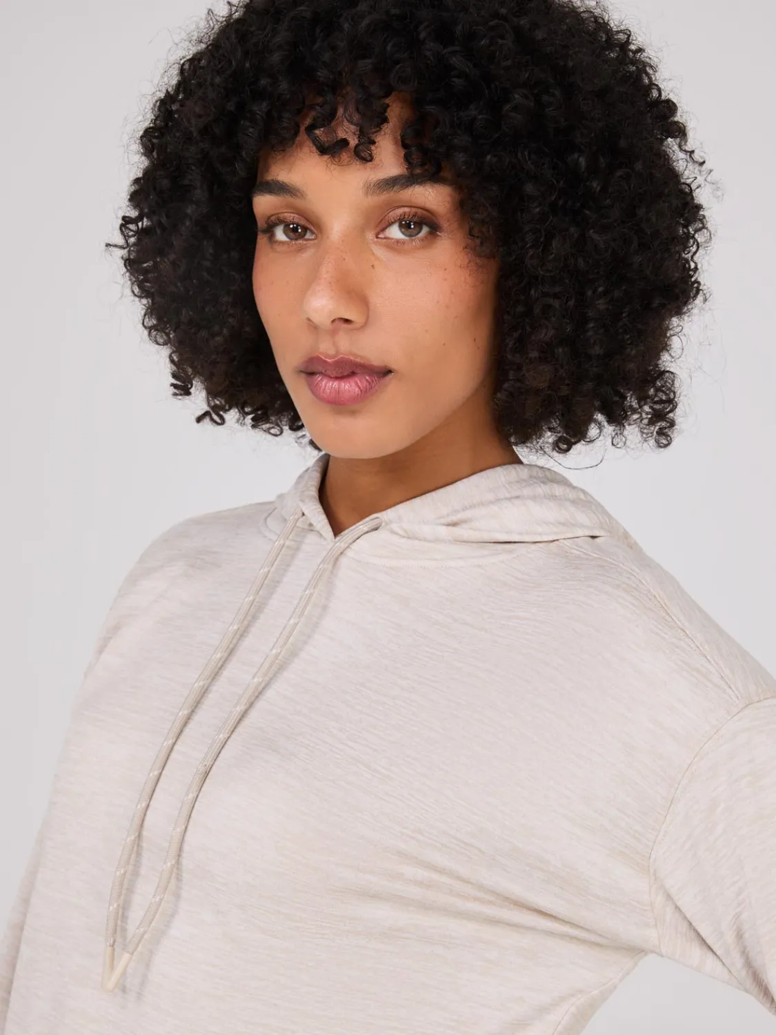 Suzy Shier Lounge & Pjs|Long Sleeve>Lightweight Fleece Hoodie