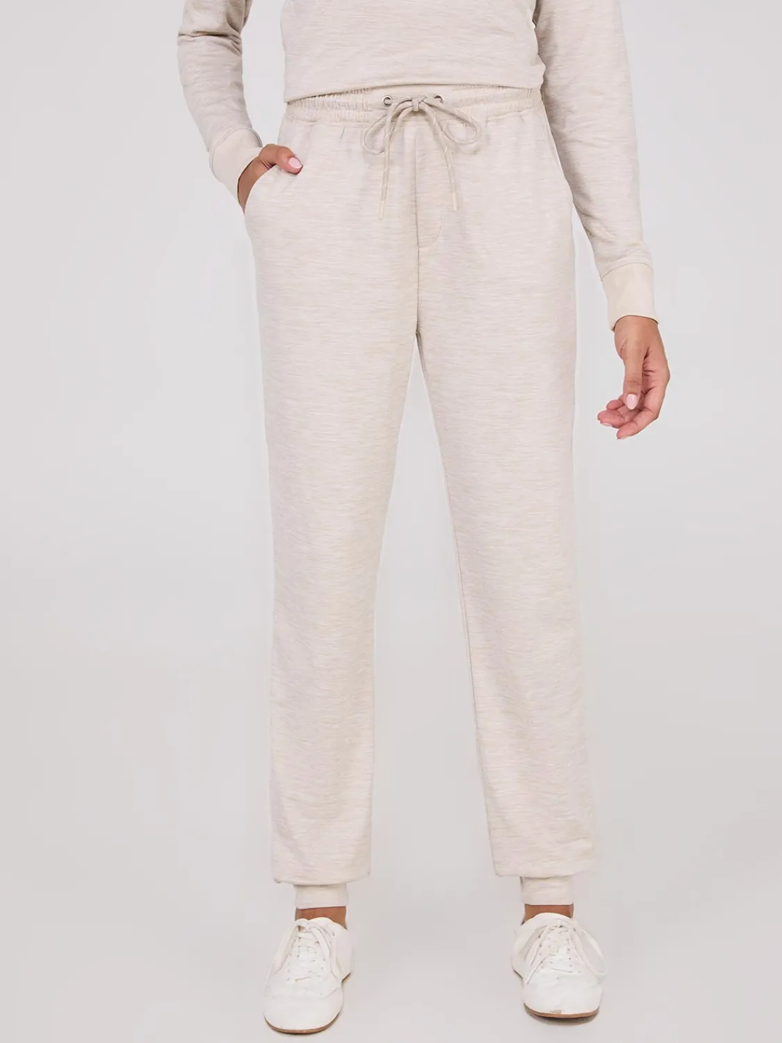 Suzy Shier Lounge & Pjs|Leggings & Sweatpants>Lightweight Fleece Joggers