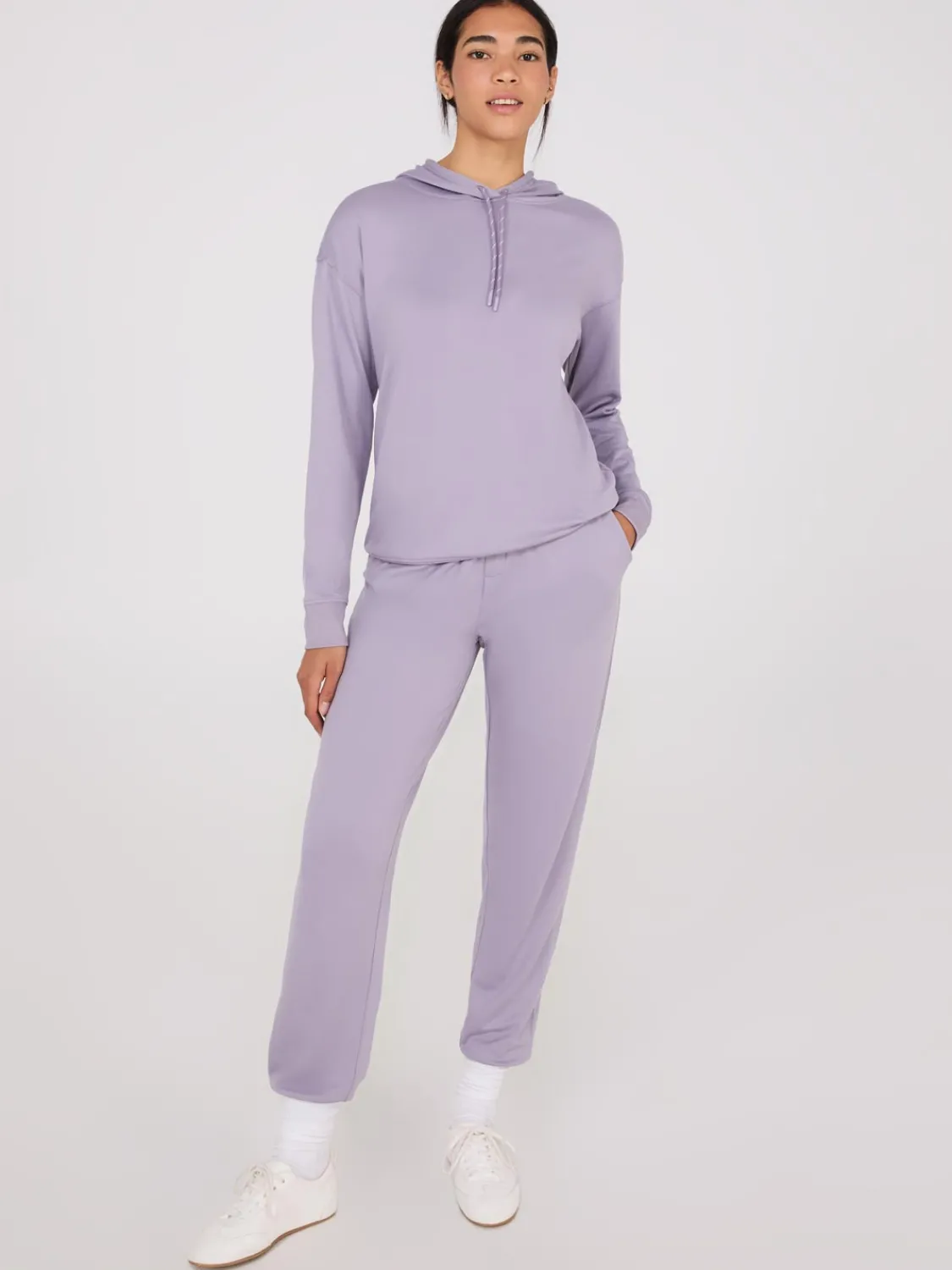 Suzy Shier Lounge & Pjs|Leggings & Sweatpants>Lightweight Fleece Joggers