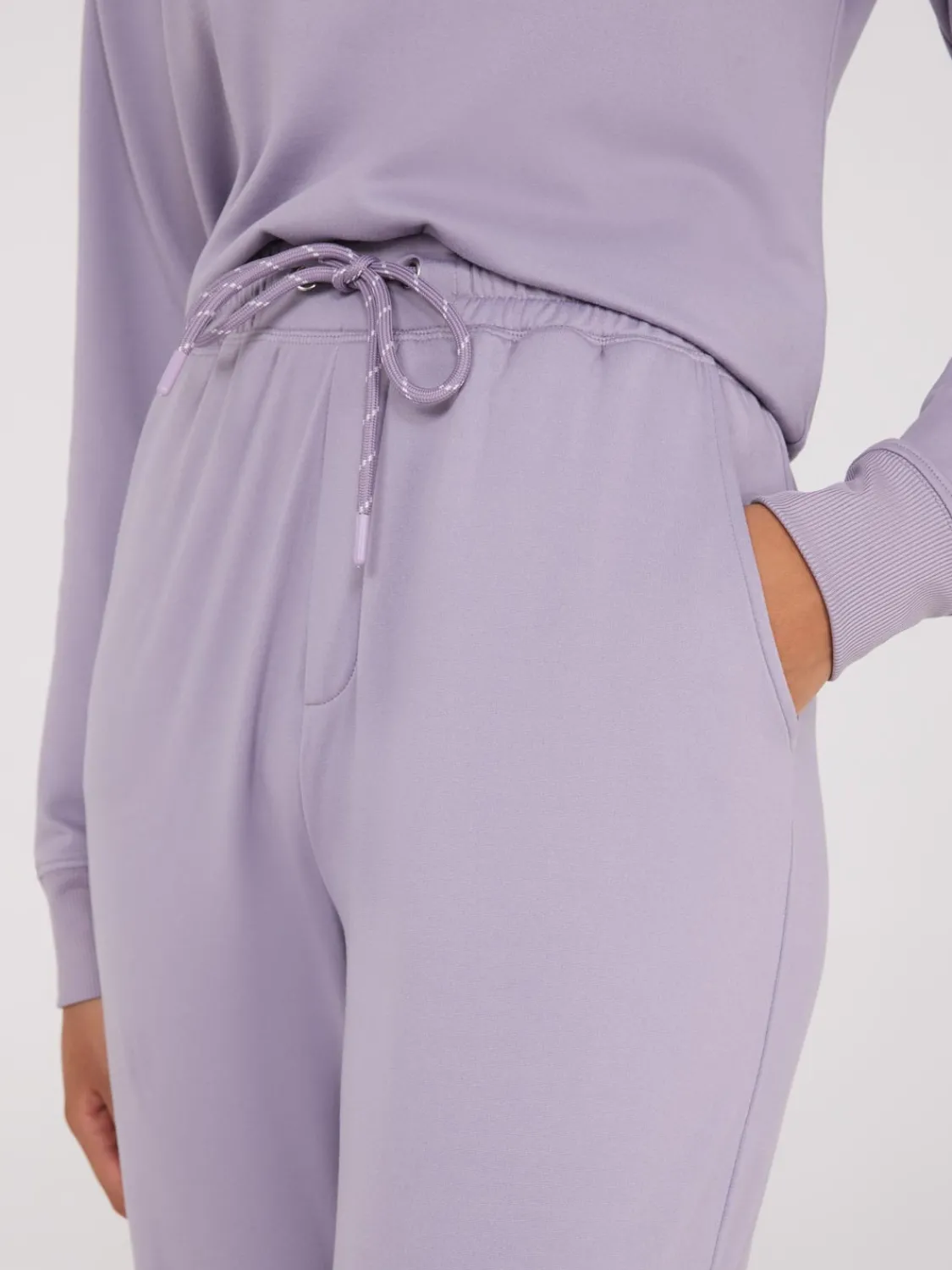 Suzy Shier Lounge & Pjs|Leggings & Sweatpants>Lightweight Fleece Joggers
