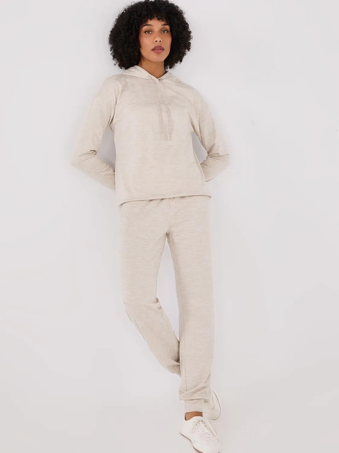 Suzy Shier Lounge & Pjs|Leggings & Sweatpants>Lightweight Fleece Joggers