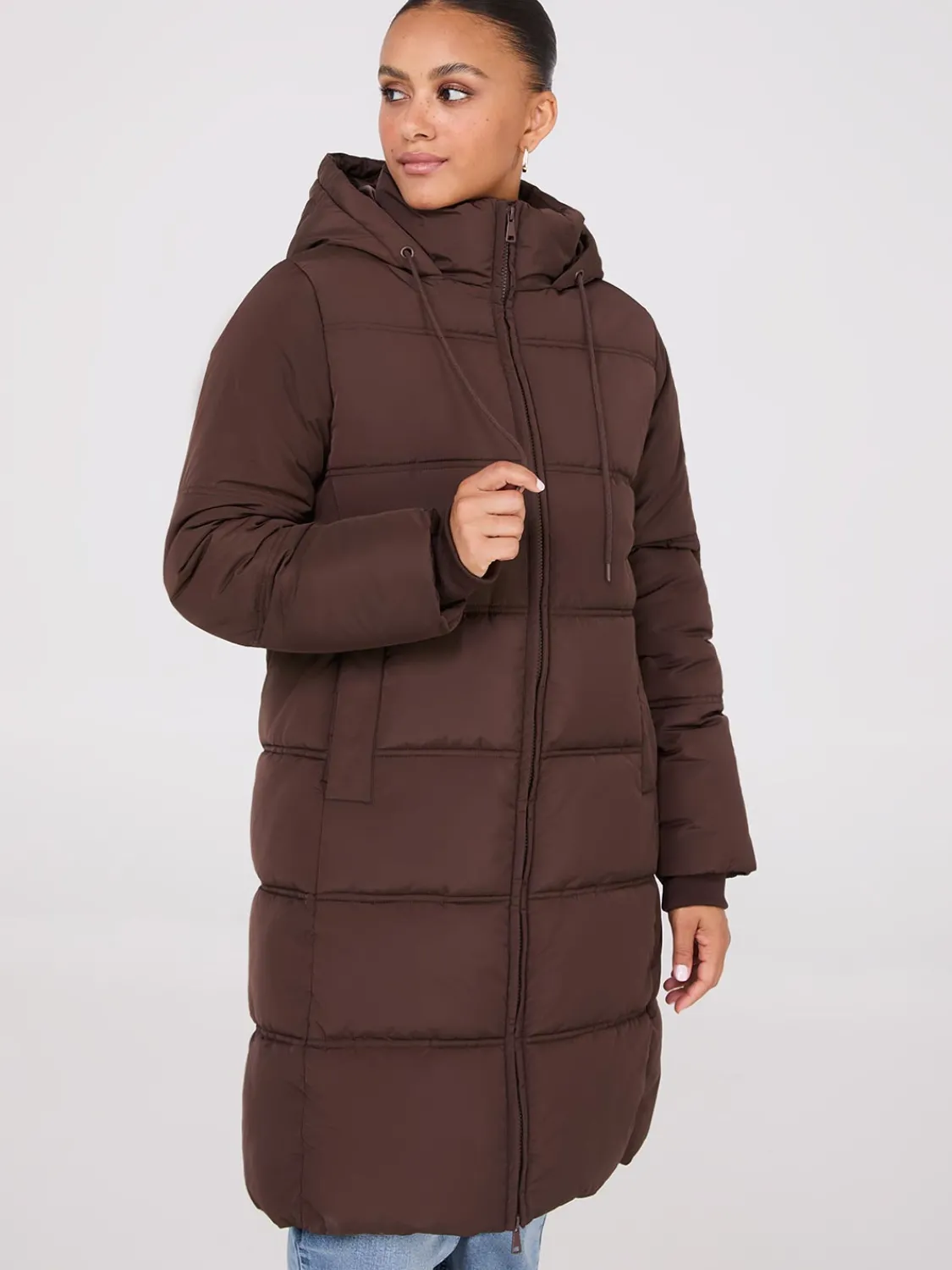 Suzy Shier Puffers & Jackets|Puffers & Jackets>Long Puffer Jacket