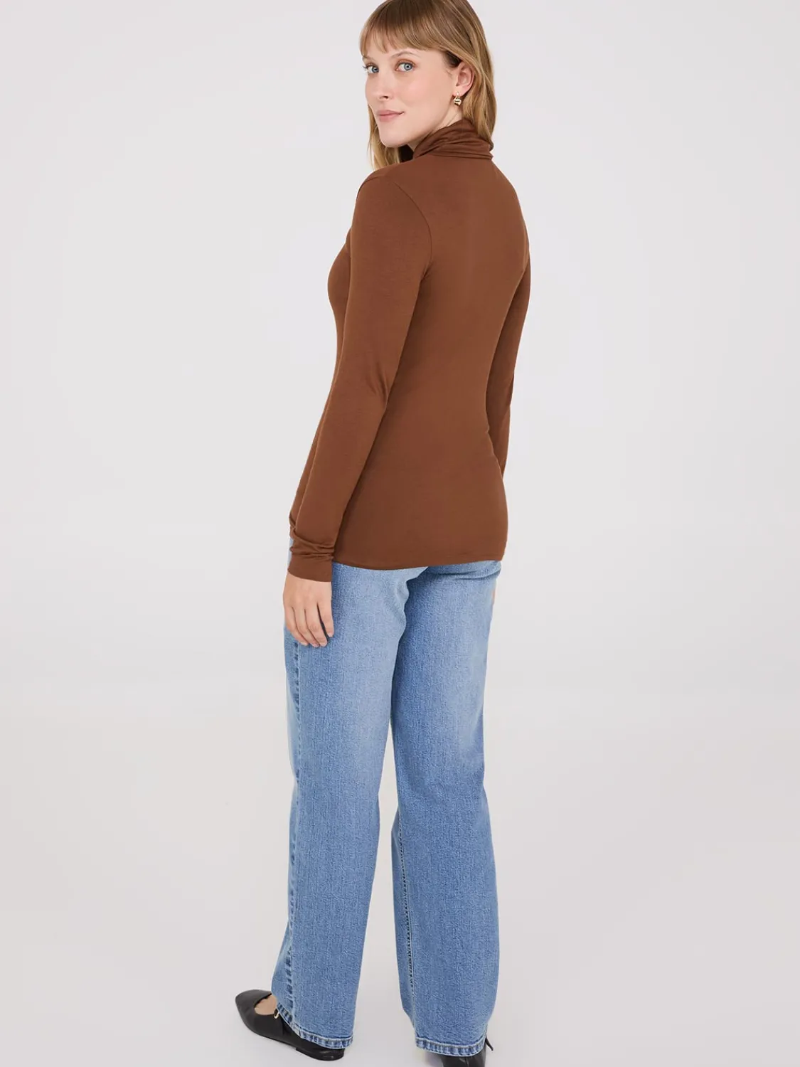 Suzy Shier Suzy Everyday|Long Sleeve>Long Sleeve Turtleneck Top