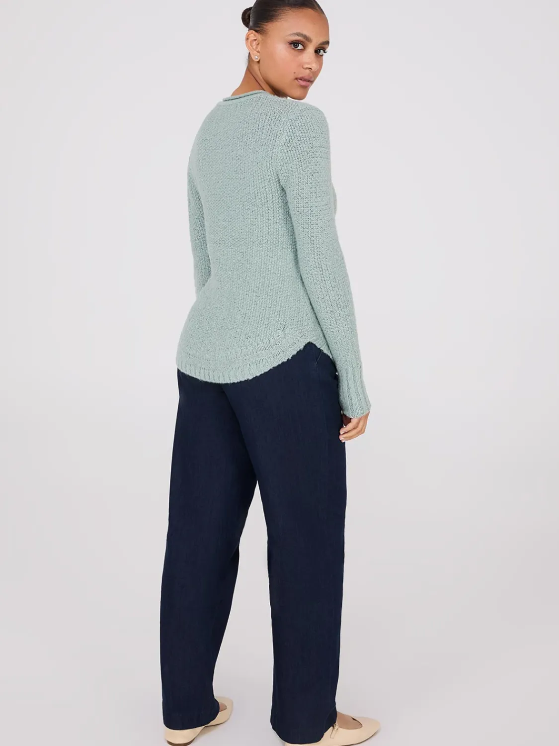 Suzy Shier Long Sleeve|Sweaters & Cardigans>Long Sleeve Twisted Stitch Sweater