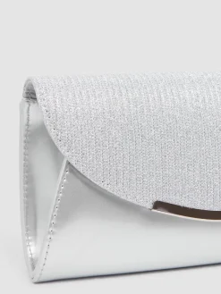 Suzy Shier Handbags By Le Château>Metallic & Glitter Minaudiere With Top Handle