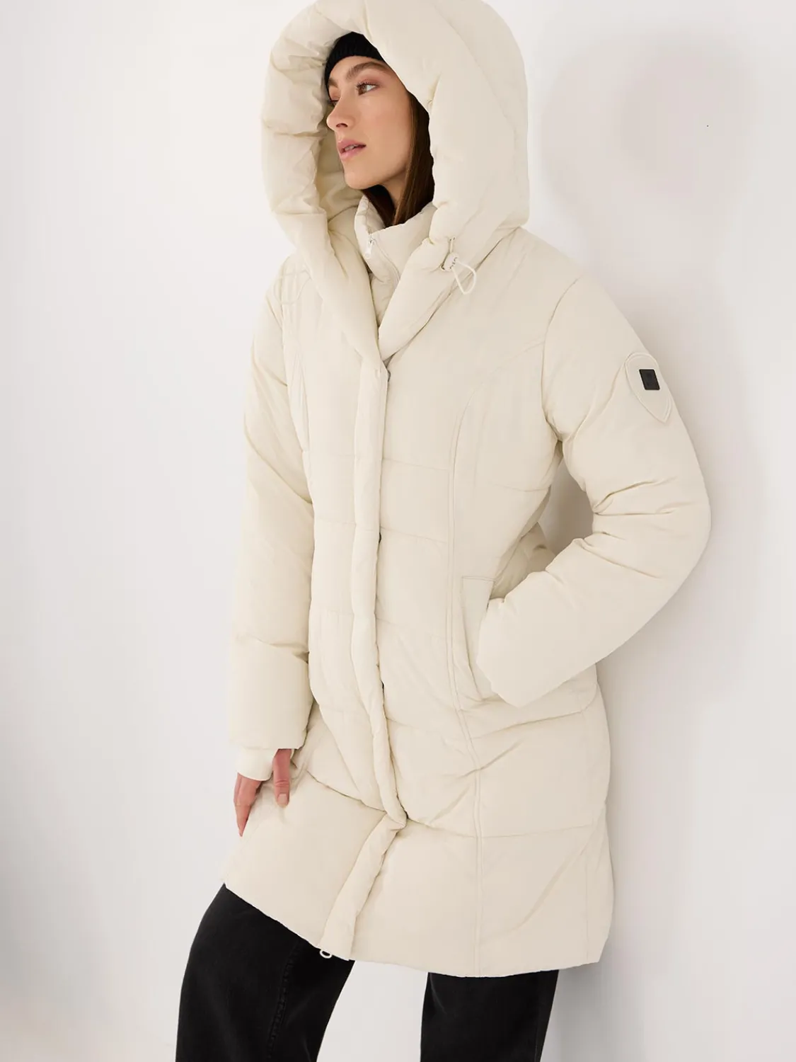 Suzy Shier Puffers & Jackets|Puffers & Jackets>Mid-Length Fooler Puffer Jacket