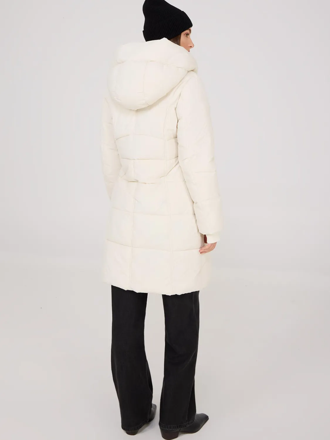 Suzy Shier Puffers & Jackets|Puffers & Jackets>Mid-Length Fooler Puffer Jacket