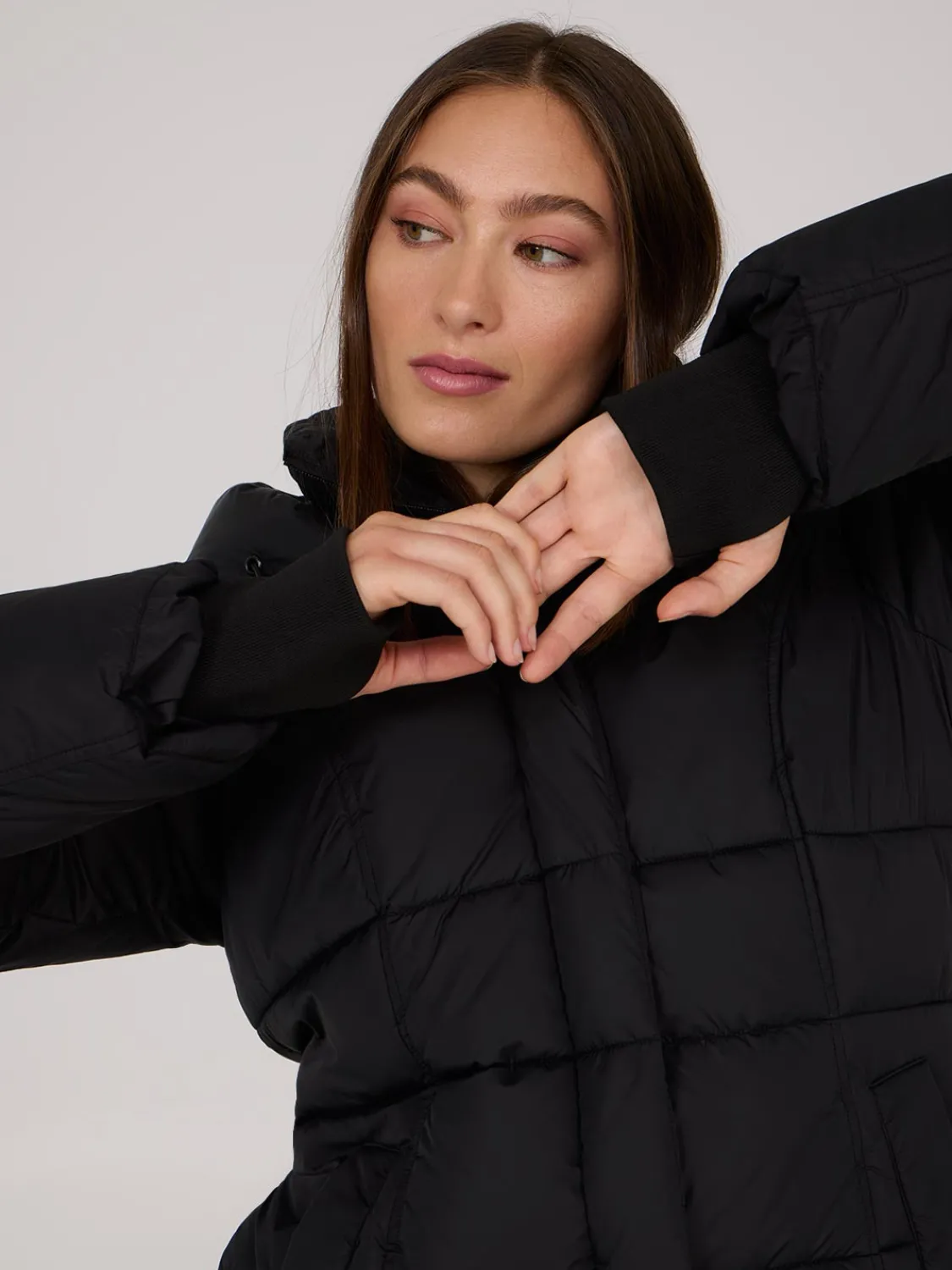 Suzy Shier Puffers & Jackets|Puffers & Jackets>Mid-Length Fooler Puffer Jacket