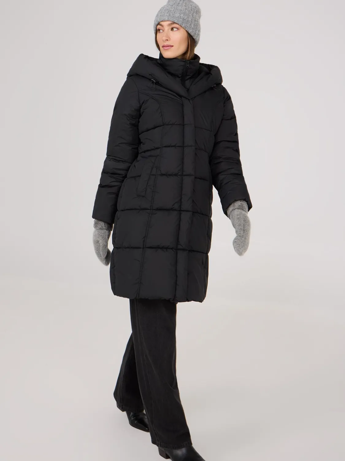 Suzy Shier Puffers & Jackets|Puffers & Jackets>Mid-Length Fooler Puffer Jacket