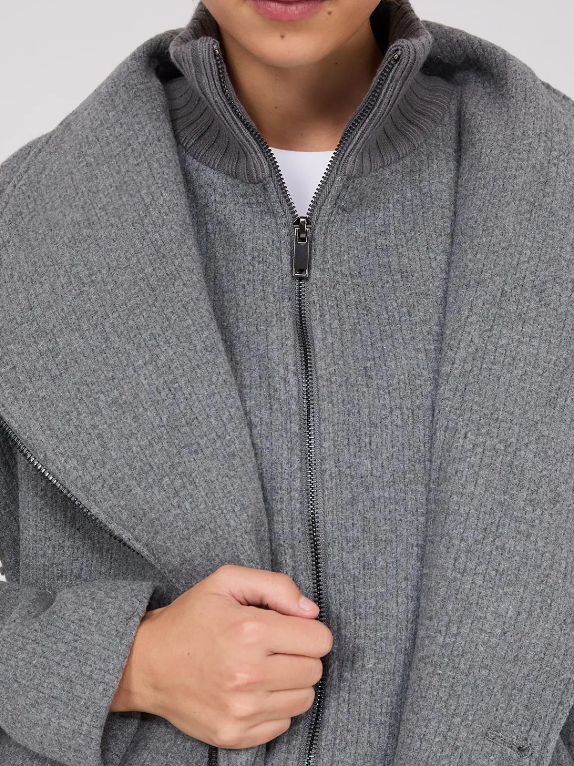 Suzy Shier Coats|Coats>Mid-Length Wrap Coat