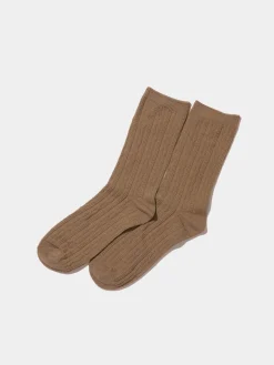 Suzy Shier Socks & Tights>Mini Cable Crew Socks
