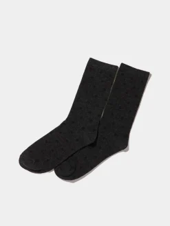 Suzy Shier Socks & Tights>Monotone Dot Print Socks