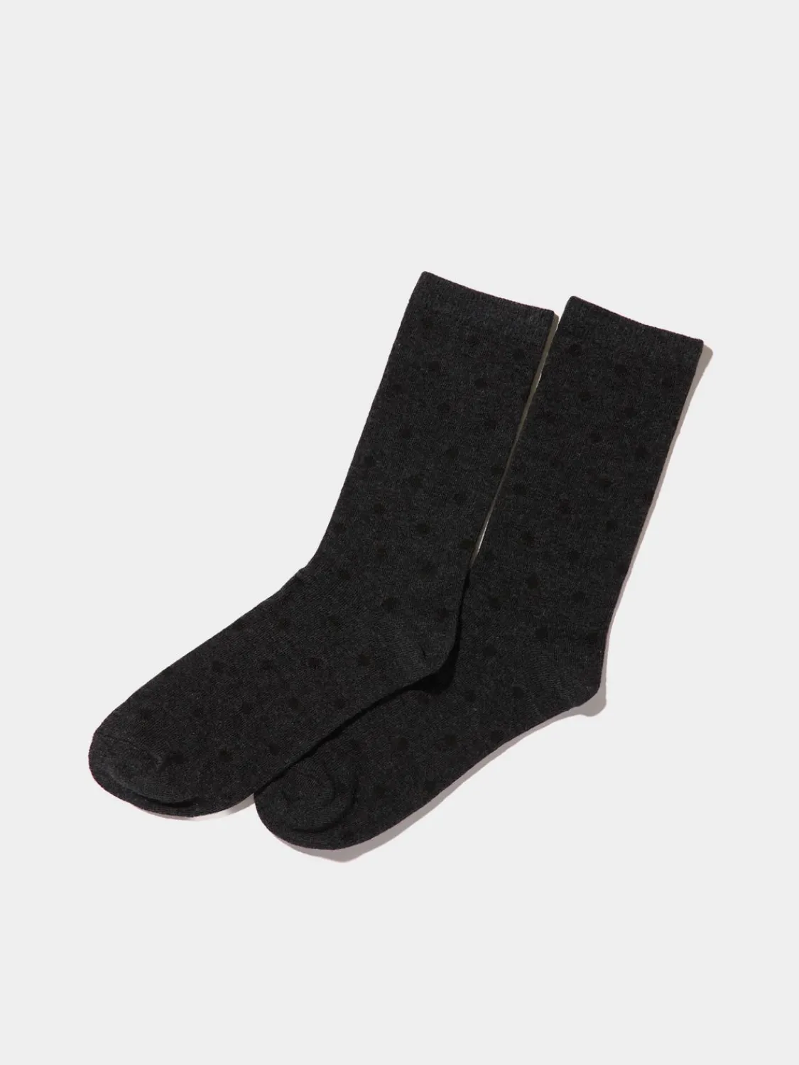 Suzy Shier Socks & Tights>Monotone Dot Print Socks