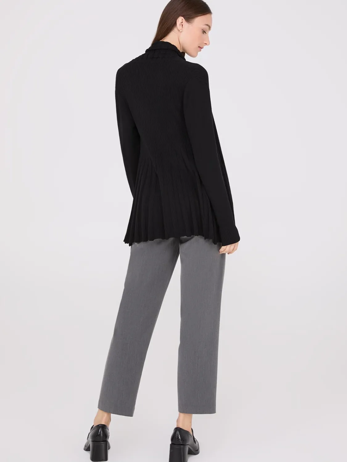 Suzy Shier Long Sleeve|Sweaters & Cardigans>Multi Stitch Shawl Collar Duster Cardigan