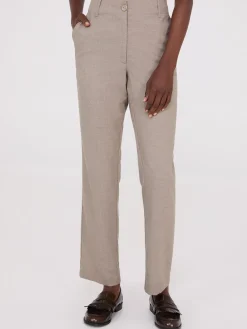 Suzy Shier Suiting|Bottoms>No Waistband Straight Leg Pants