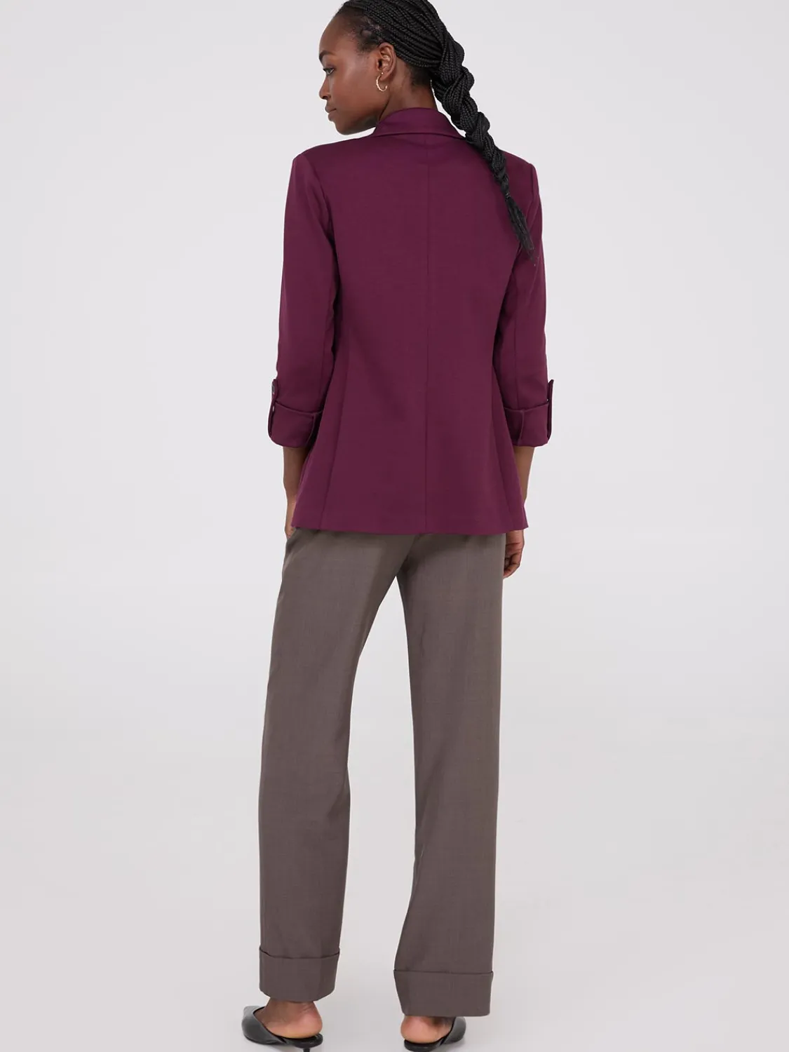 Suzy Shier Blazers & Vests>Open-Front Blazer