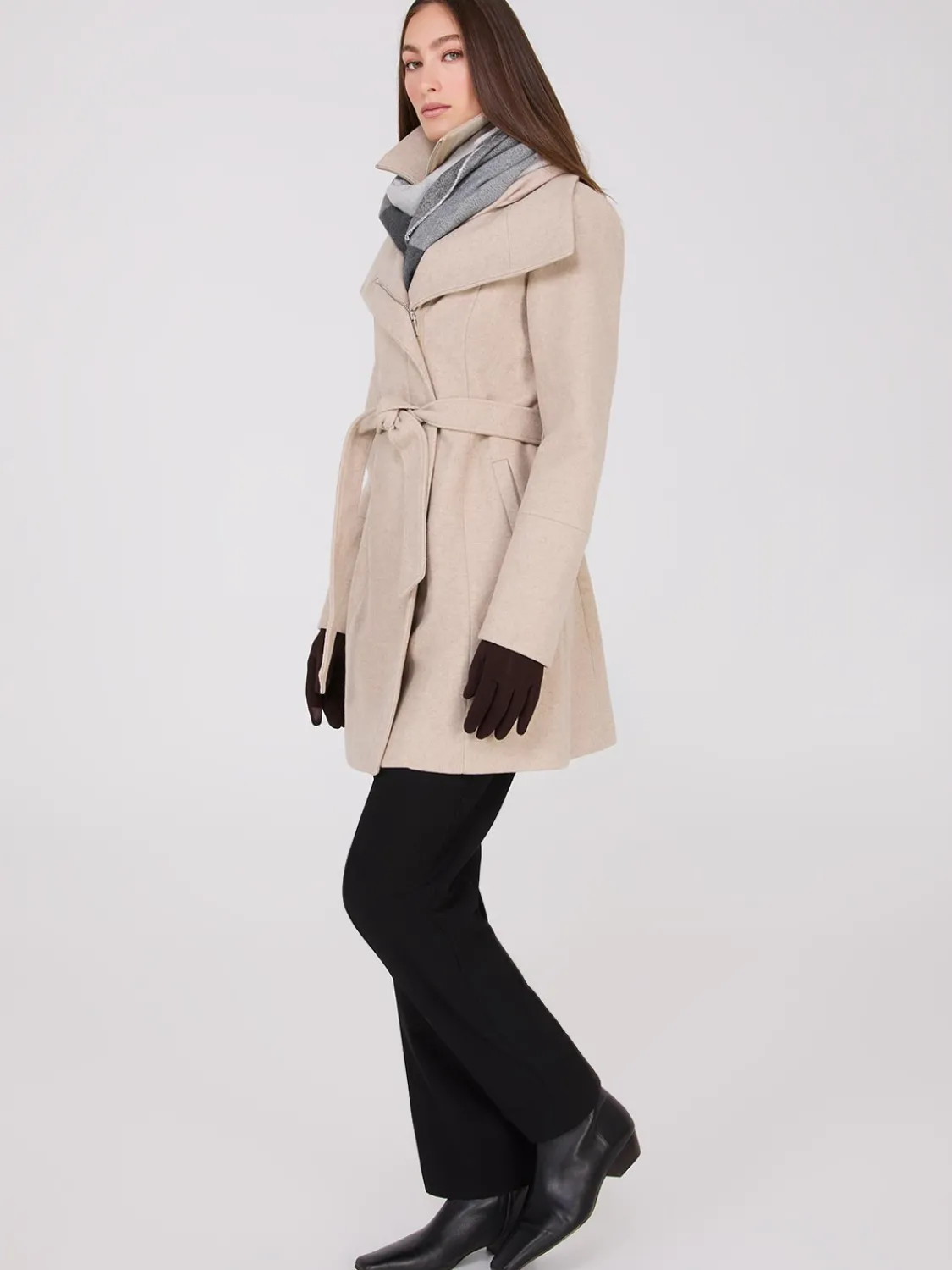 Suzy Shier Hats & Scarves & Gloves>Plaid Print Scarf