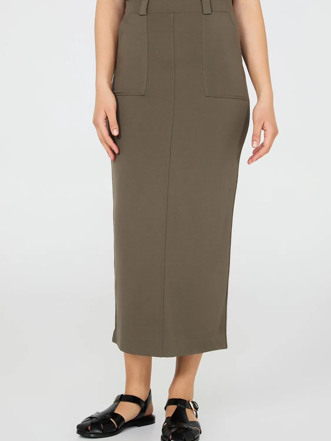 Suzy Shier Bottoms|Skirts>Porkchop Pocket Column Skirt