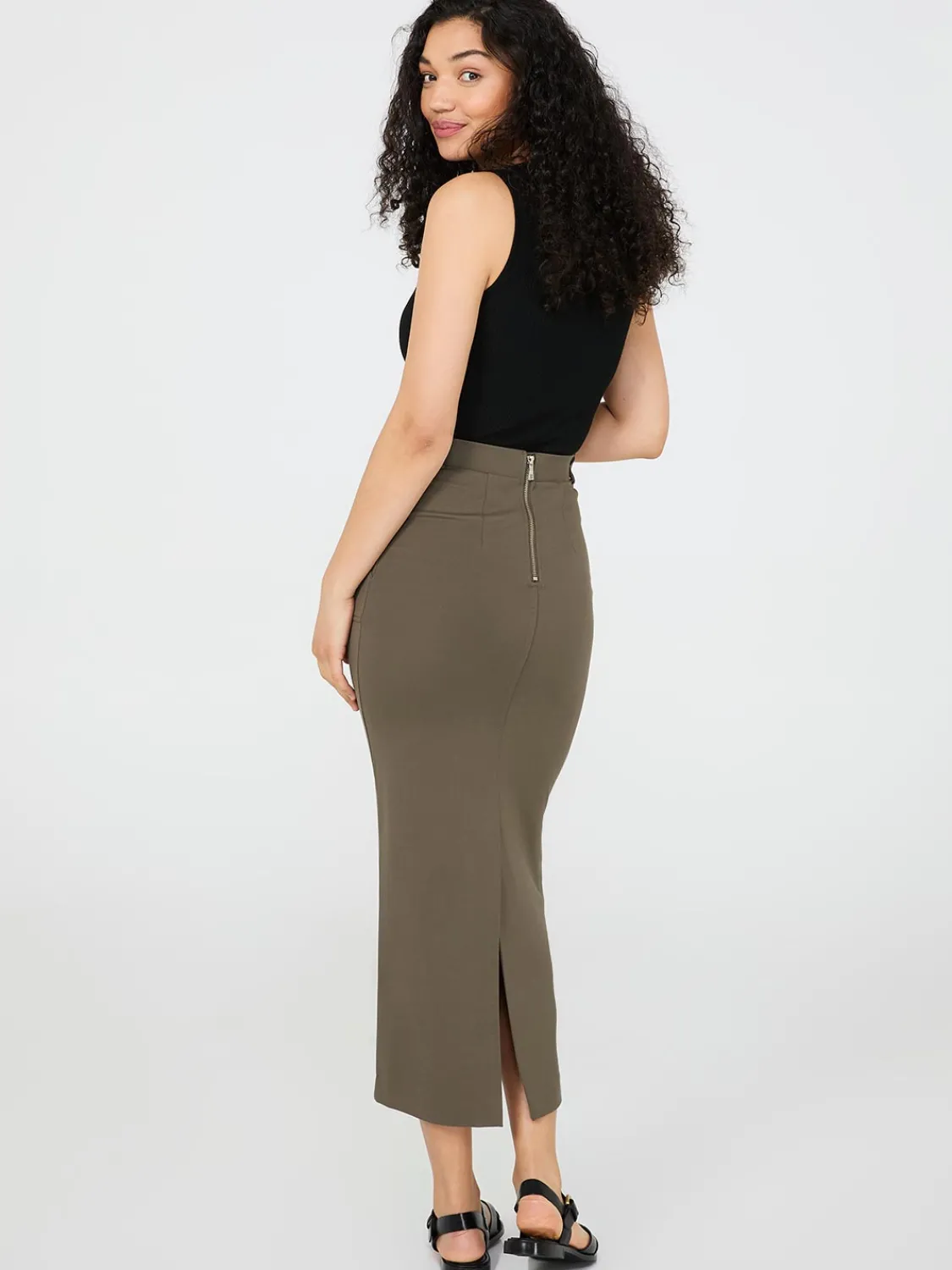 Suzy Shier Bottoms|Skirts>Porkchop Pocket Column Skirt