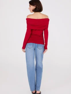 Suzy Shier Tops|Long Sleeve><noscript><img width=