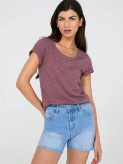 Suzy Shier Suzy Everyday|Short Sleeve><noscript><img width=